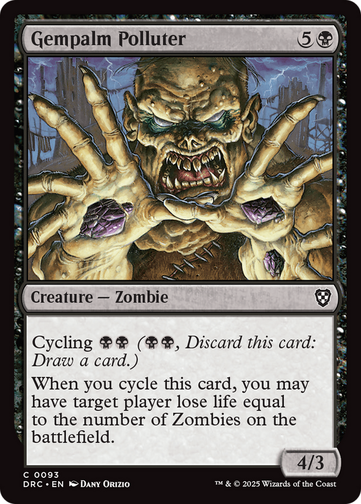 Gempalm Polluter [Aetherdrift Commander] Magic: The Gathering