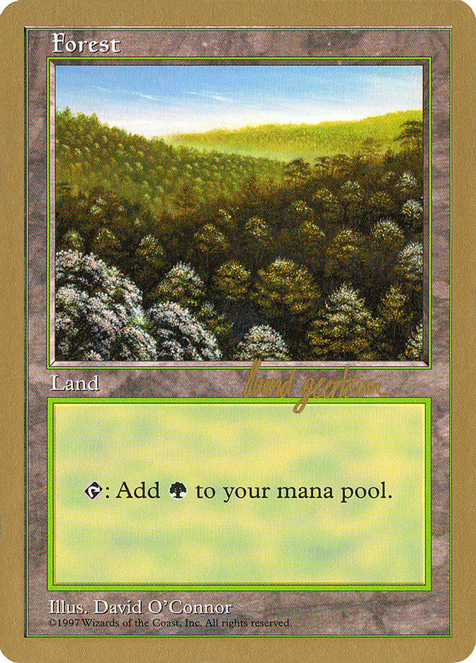 Forest (sg446) (Svend Geertsen) [World Championship Decks 1997] Magic: The Gathering