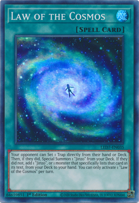 Law of the Cosmos [LED7-EN035] Super Rare - Yugioh Cards For Your TCG Needs!