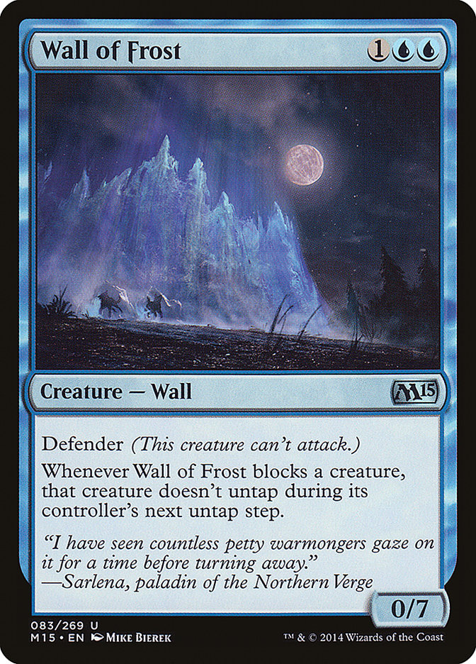 Wall of Frost [Magic 2015] Magic: The Gathering