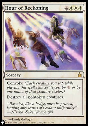 Hour of Reckoning [The List] Magic: The Gathering