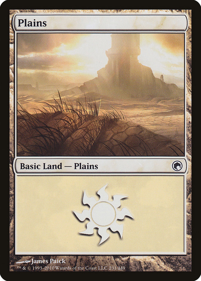 Plains (231) [Scars of Mirrodin] Magic: The Gathering