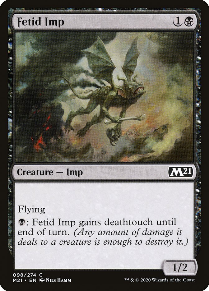 Fetid Imp [Core Set 2021] Magic: The Gathering