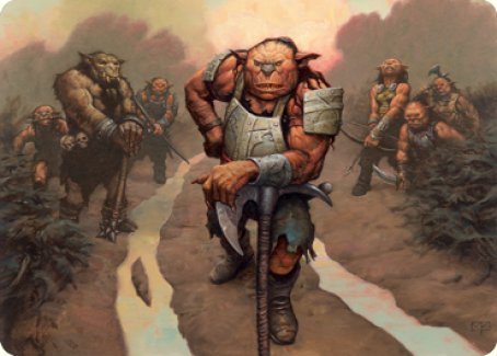 Hobgoblin Bandit Lord Art Card [Dungeons & Dragons: Adventures in the Forgotten Realms Art Series] Magic: The Gathering