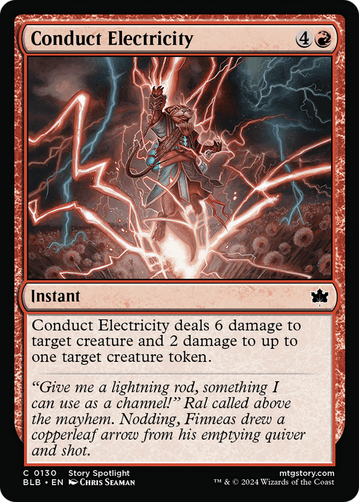 Conduct Electricity [Bloomburrow] Magic: The Gathering