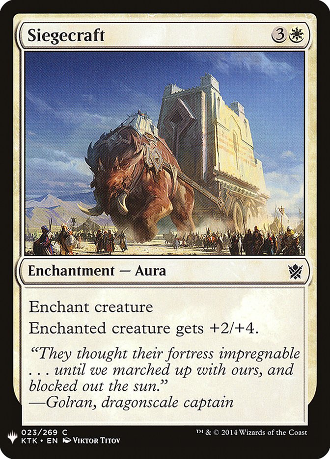 Siegecraft [Mystery Booster] Magic: The Gathering