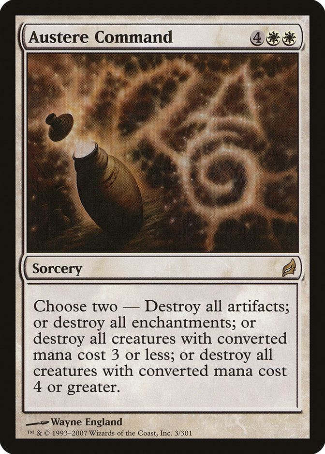 Austere Command [Lorwyn] Magic: The Gathering