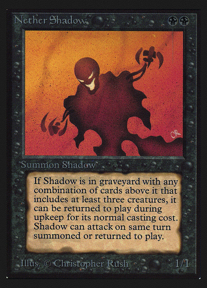 Nether Shadow [International Collectors' Edition] Magic: The Gathering