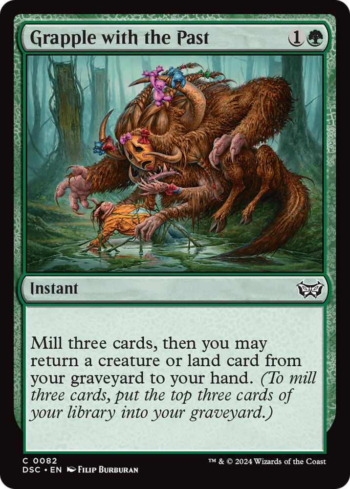 Grapple with the Past [Duskmourn: House of Horror Commander] Magic: The Gathering