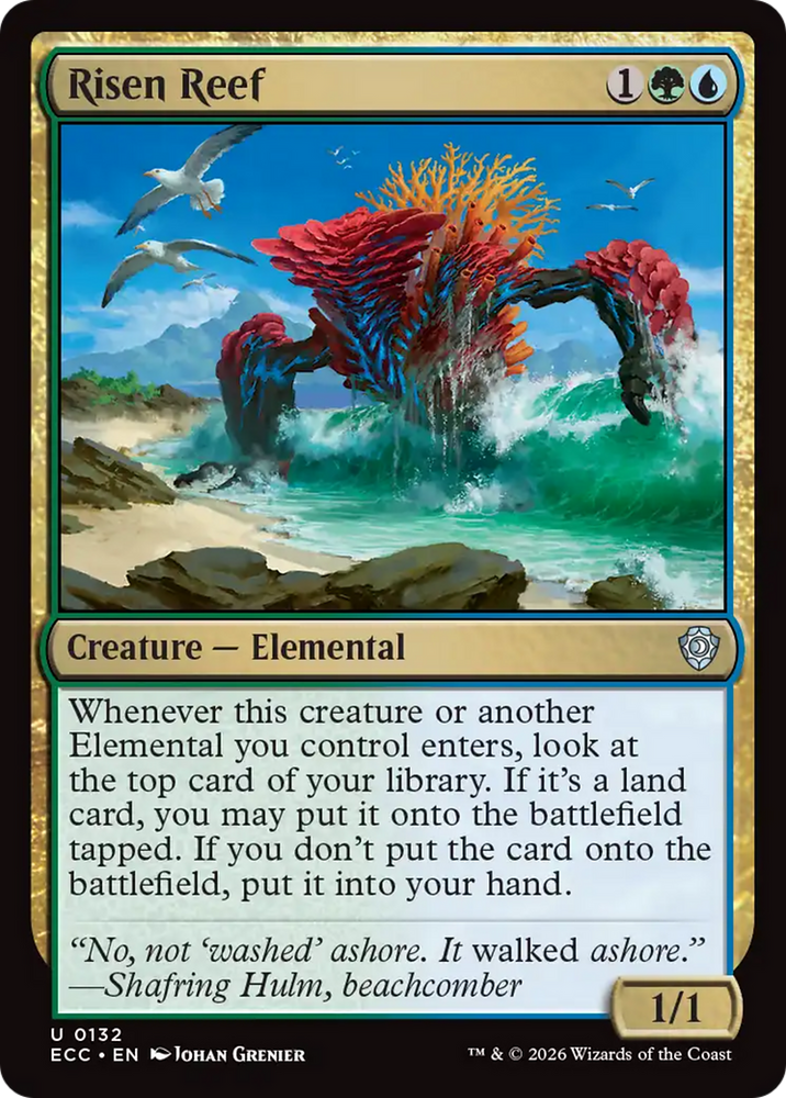 Risen Reef [Lorwyn Eclipsed Commander] Magic: The Gathering