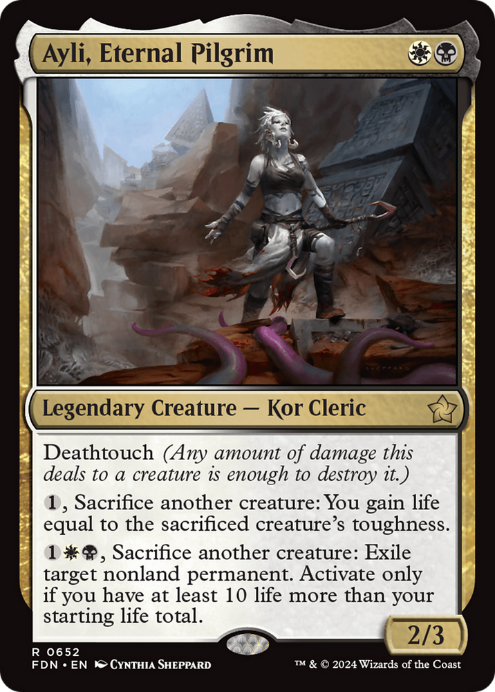 Ayli, Eternal Pilgrim [Foundations] Magic: The Gathering