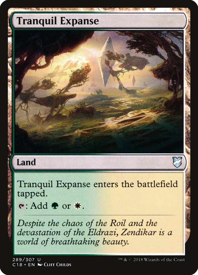Tranquil Expanse [Commander 2018] Magic: The Gathering