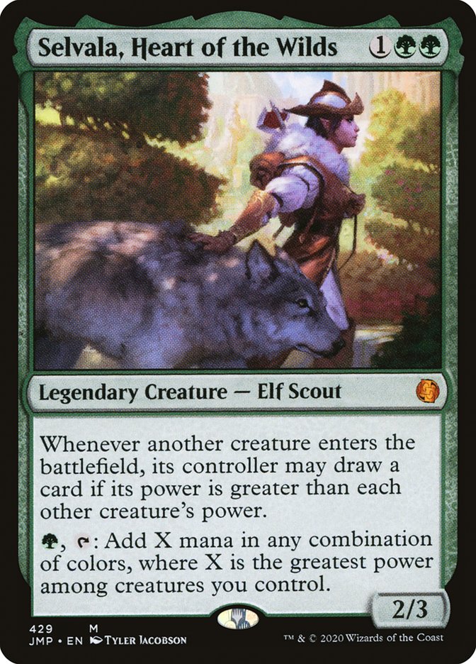 Selvala, Heart of the Wilds [Jumpstart] Magic: The Gathering