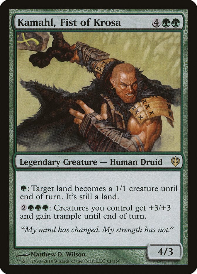 Kamahl, Fist of Krosa [Archenemy] Magic: The Gathering