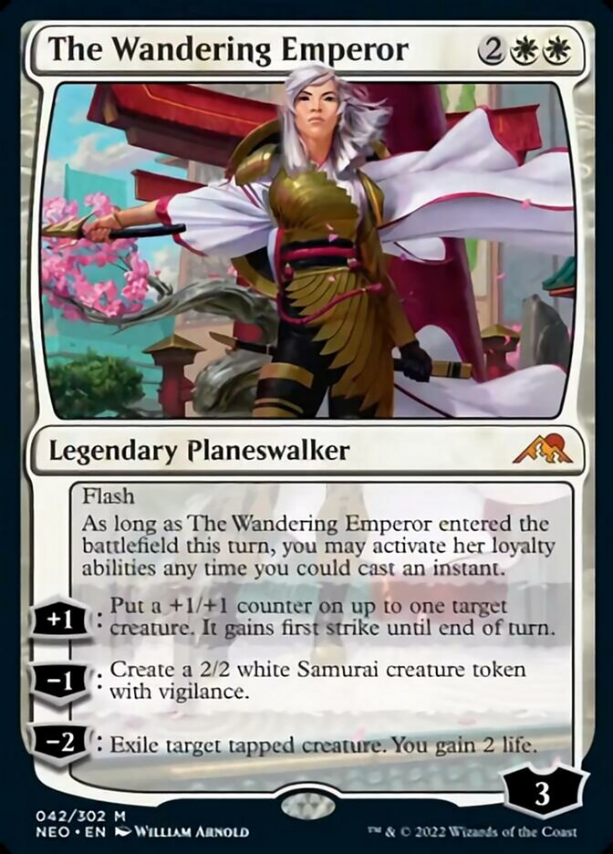 The Wandering Emperor [Kamigawa: Neon Dynasty] Magic: The Gathering