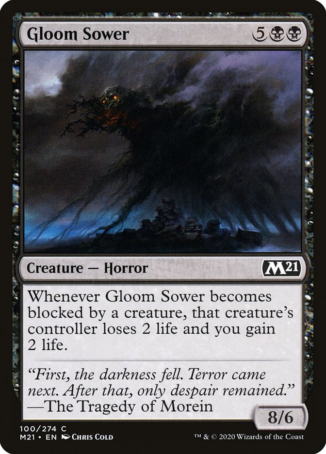 Gloom Sower [Core Set 2021] Magic: The Gathering