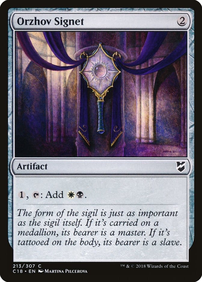 Orzhov Signet [Commander 2018] Magic: The Gathering