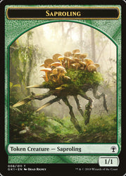 Voja // Saproling Double-Sided Token [Guilds of Ravnica Guild Kit Tokens] Magic: The Gathering