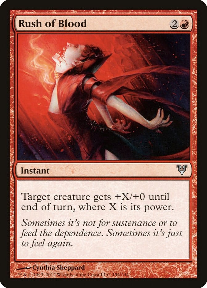 Rush of Blood [Avacyn Restored] Magic: The Gathering