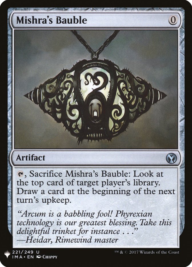 Mishra's Bauble [Mystery Booster] Magic: The Gathering