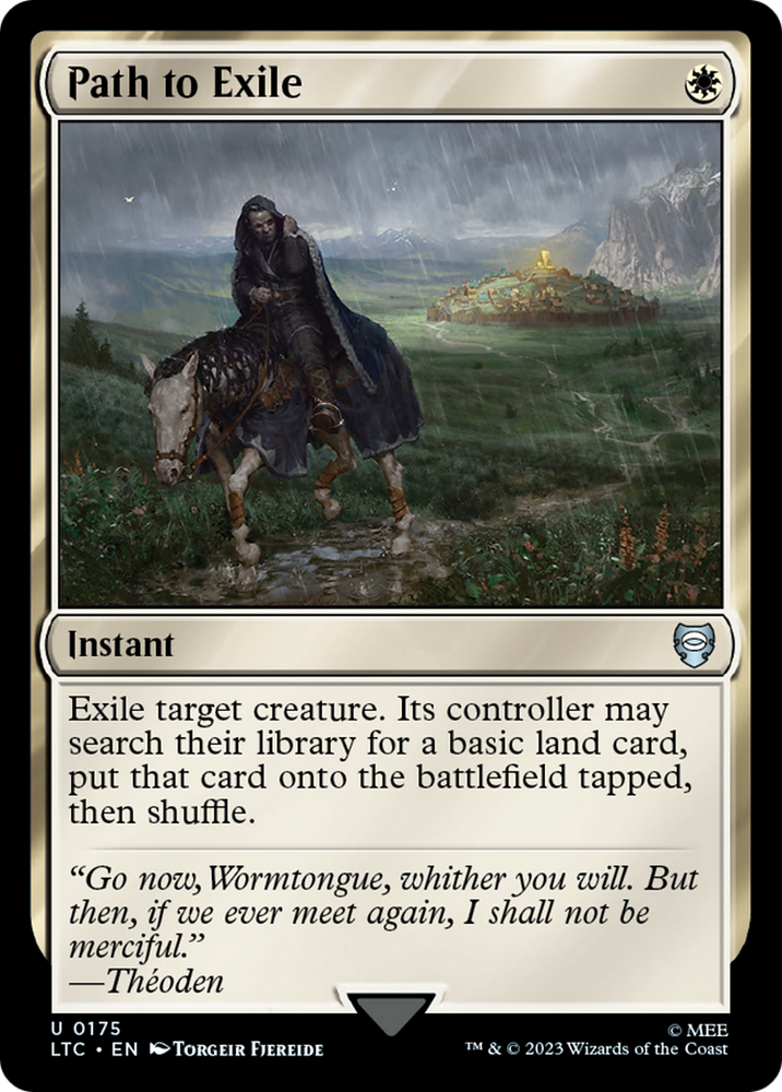 Path to Exile [The Lord of the Rings: Tales of Middle-Earth Commander] Magic: The Gathering