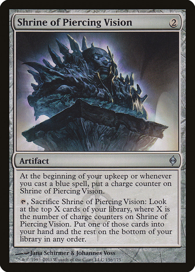 Shrine of Piercing Vision [New Phyrexia] Magic: The Gathering