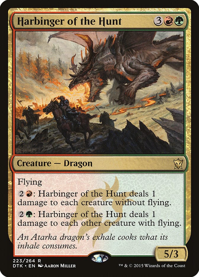 Harbinger of the Hunt [Dragons of Tarkir] Magic: The Gathering