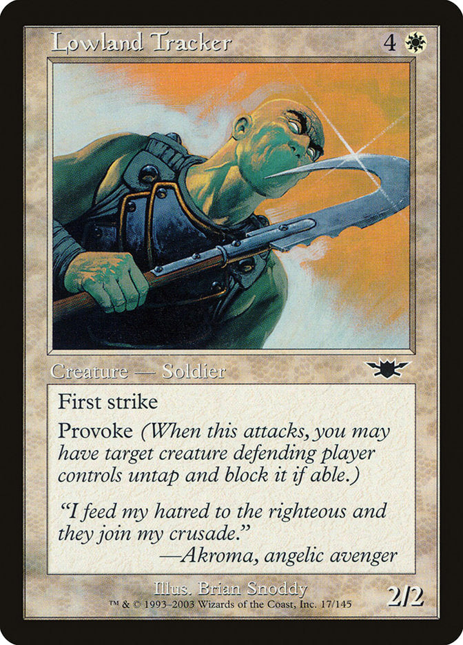 Lowland Tracker [Legions] Magic: The Gathering