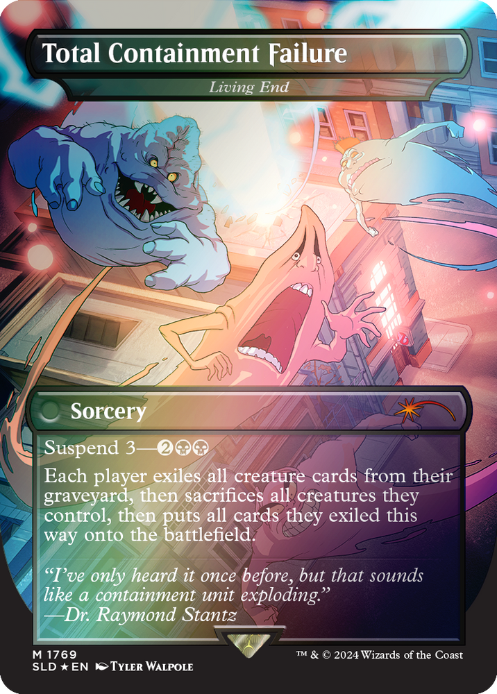Total Containment Failure - Living End (Rainbow Foil) [Secret Lair Drop Series] Magic: The Gathering
