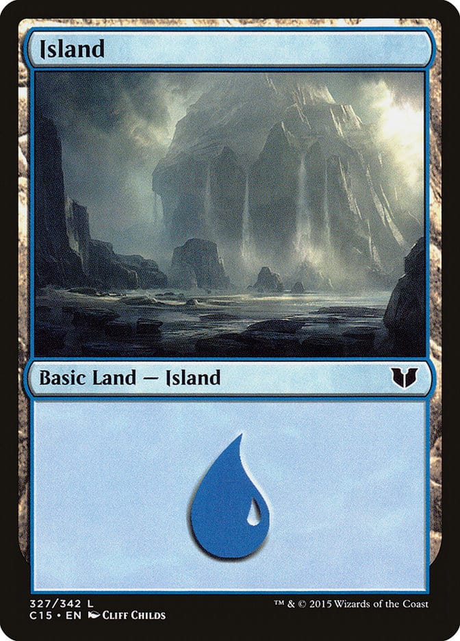 Island (327) [Commander 2015] Magic: The Gathering