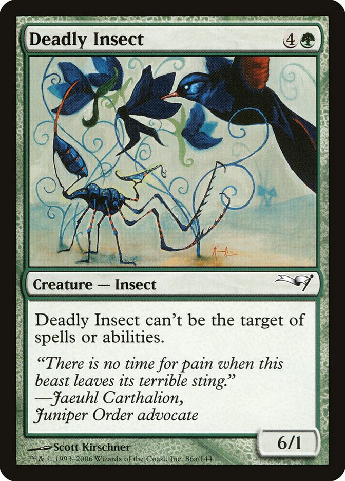 Deadly Insect [Coldsnap Theme Decks] Magic: The Gathering
