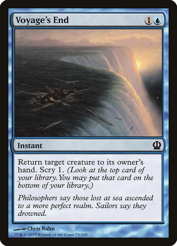 Voyage's End [Theros] Magic: The Gathering