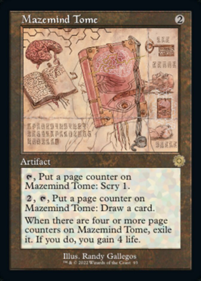 Mazemind Tome (Retro Schematic) [The Brothers' War Retro Artifacts] Magic: The Gathering
