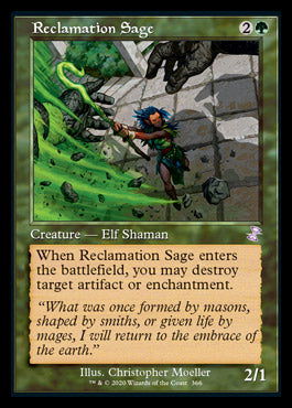 Reclamation Sage (Timeshifted) [Time Spiral Remastered] Magic: The Gathering