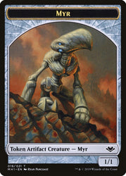 Spirit (016) // Myr (019) Double-Sided Token [Modern Horizons Tokens] Magic: The Gathering