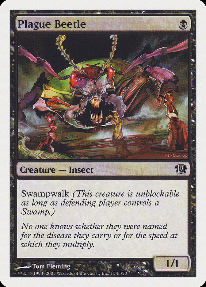 Plague Beetle [Ninth Edition] Magic: The Gathering