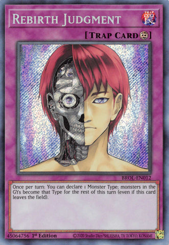Rebirth Judgment [BROL-EN012] Secret Rare - Yugioh Cards For Your TCG Needs!