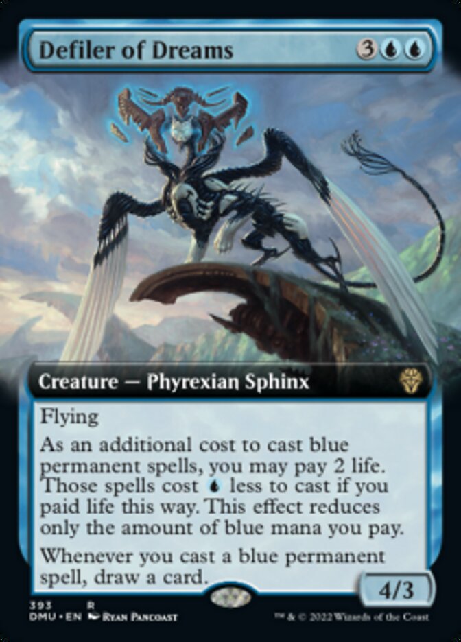 Defiler of Dreams (Extended Art) [Dominaria United] Magic: The Gathering