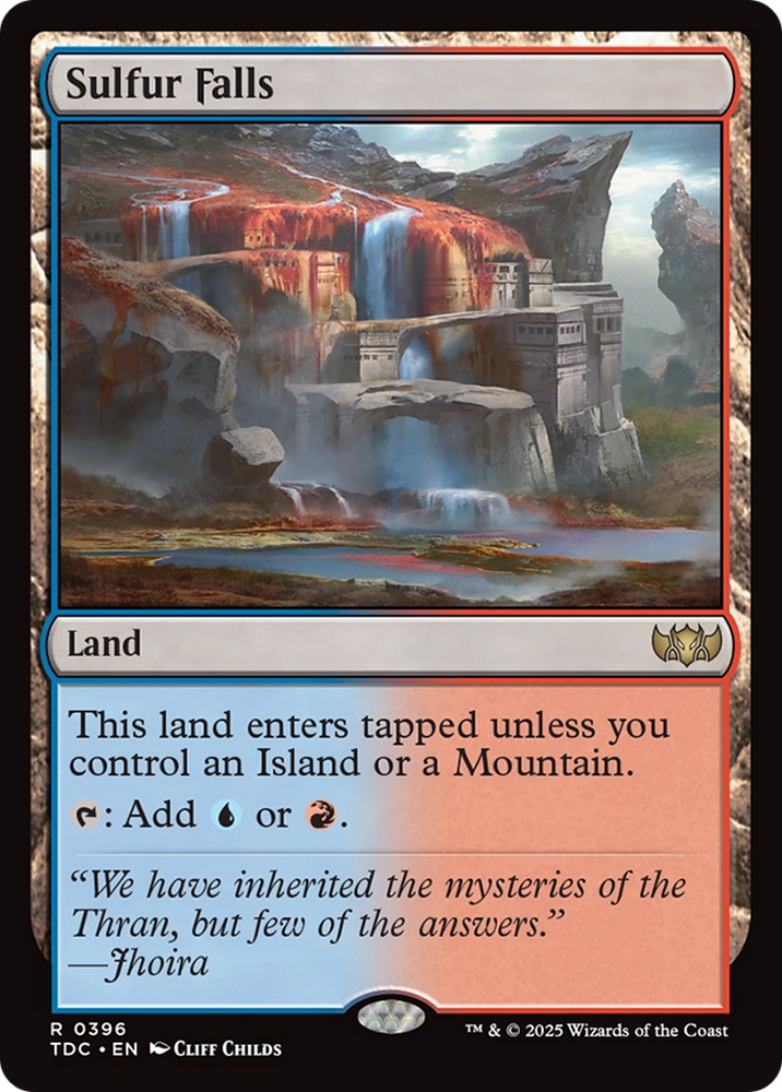 Sulfur Falls [Tarkir: Dragonstorm Commander] Magic: The Gathering