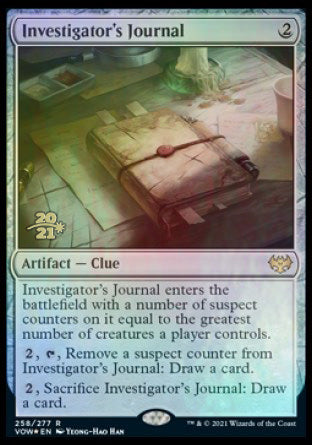 Investigator's Journal [Innistrad: Crimson Vow Prerelease Promos] Magic: The Gathering