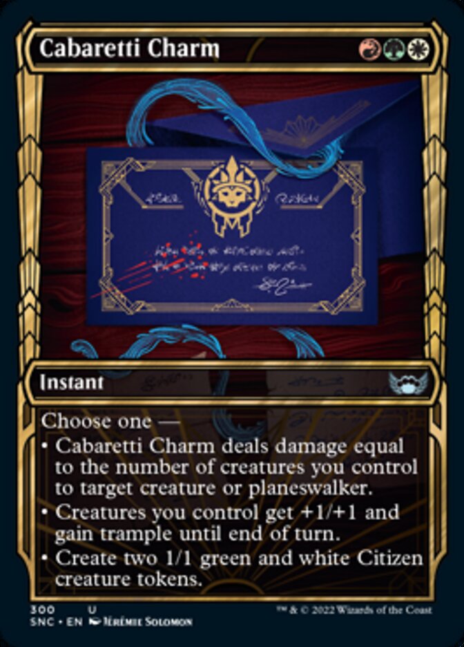 Cabaretti Charm (Showcase Golden Age) [Streets of New Capenna] Magic: The Gathering