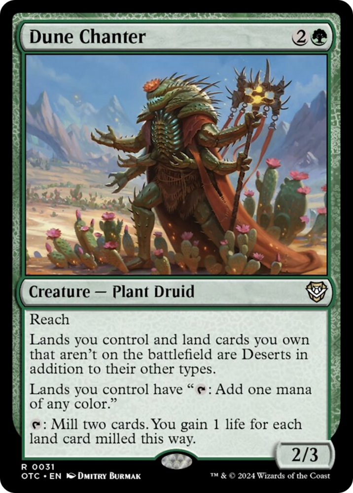 Dune Chanter [Outlaws of Thunder Junction Commander] Magic: The Gathering
