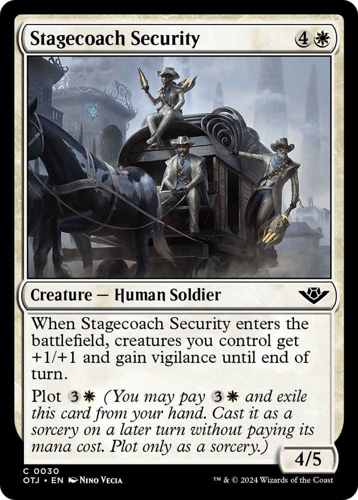 Stagecoach Security [Outlaws of Thunder Junction] Magic: The Gathering
