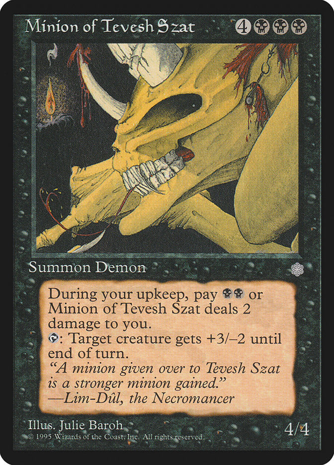 Minion of Tevesh Szat [Ice Age] Magic: The Gathering