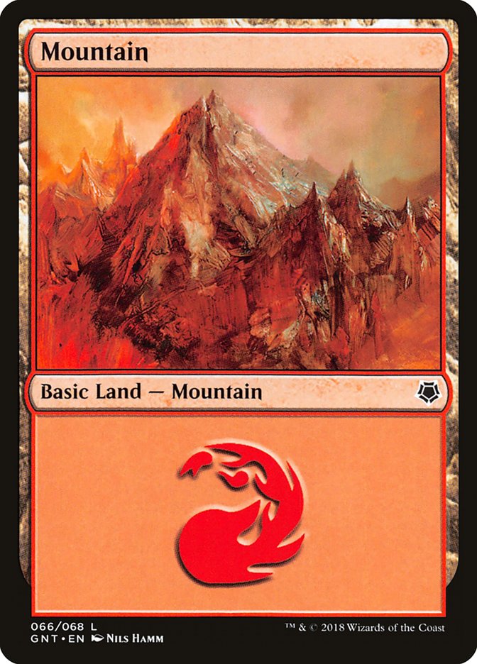 Mountain (66) [Game Night 2018] Magic: The Gathering