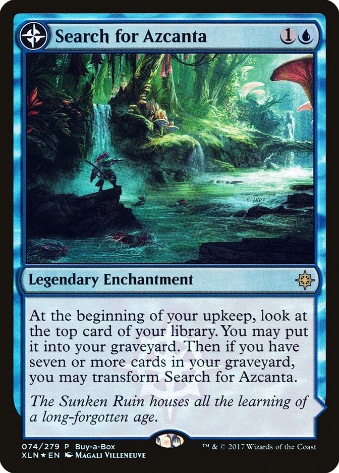 Search for Azcanta // Azcanta, the Sunken Ruin (Buy-A-Box) [Ixalan Treasure Chest] Magic: The Gathering