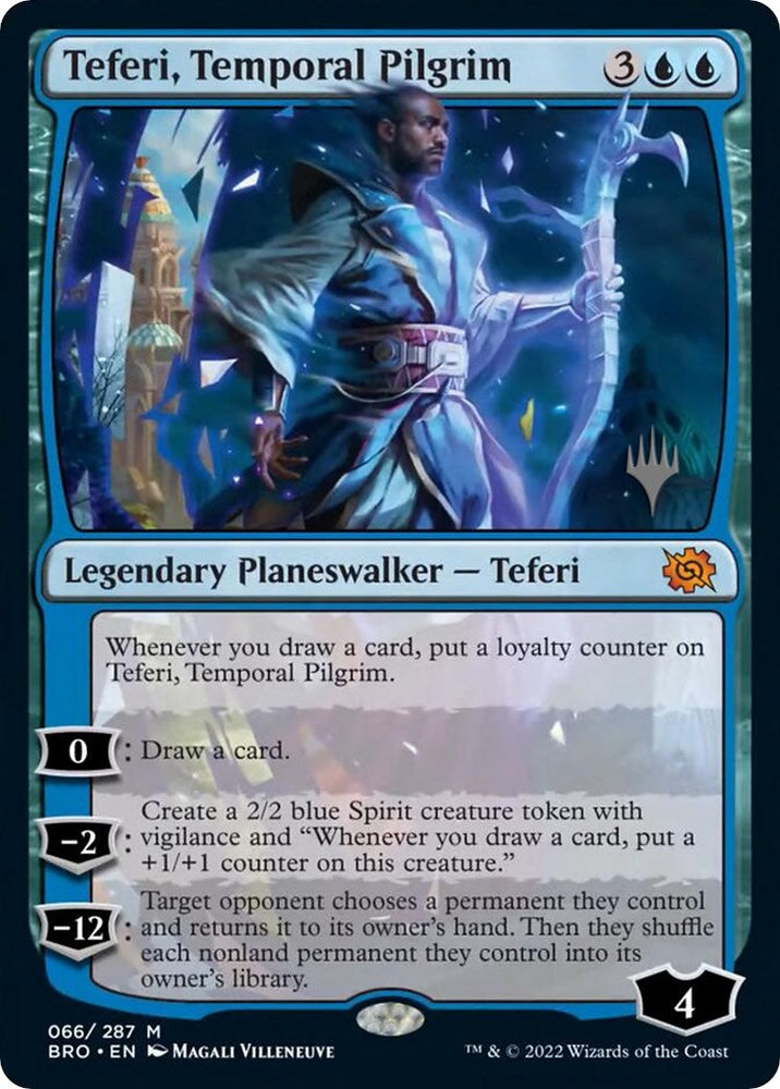 Teferi, Temporal Pilgrim (Promo Pack) [The Brothers' War Promos] Magic: The Gathering