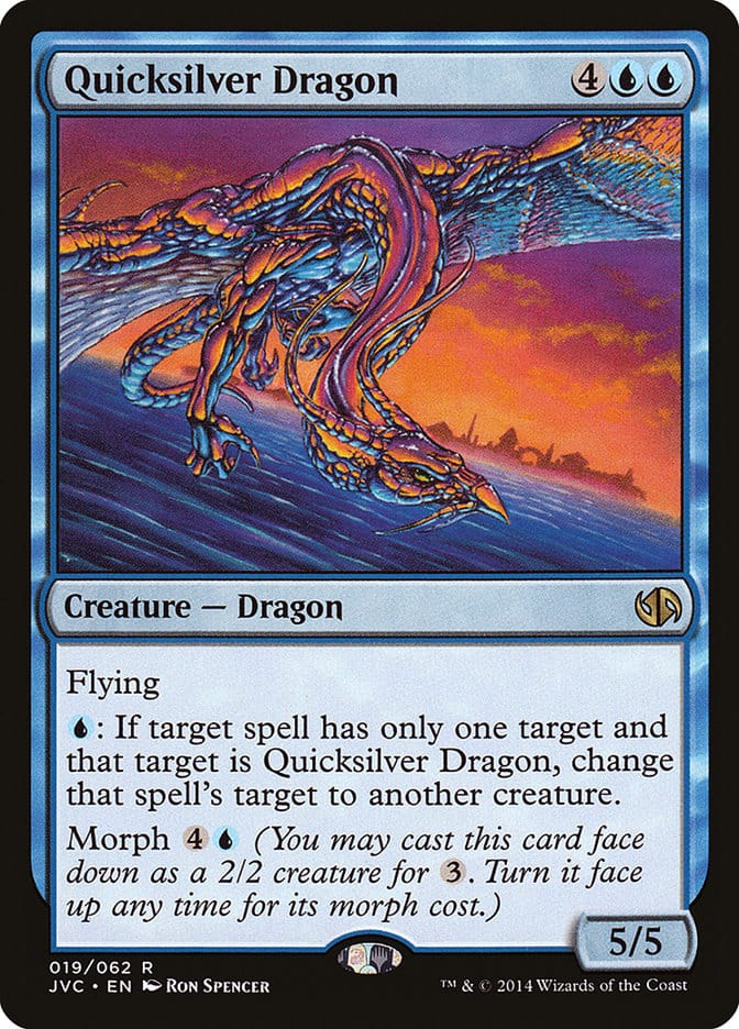 Quicksilver Dragon [Duel Decks Anthology] Magic: The Gathering