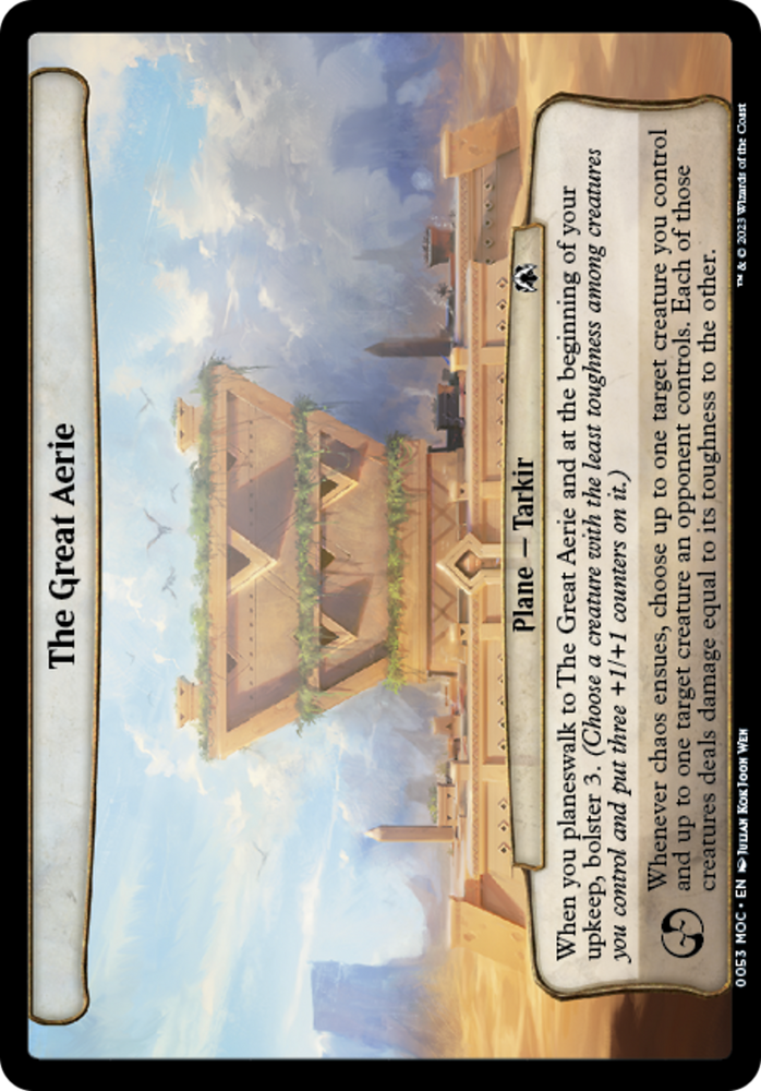 The Great Aerie [March of the Machine Commander] Magic: The Gathering