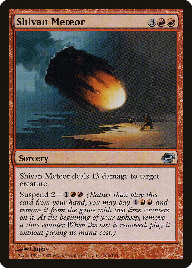 Shivan Meteor [Planar Chaos] Magic: The Gathering